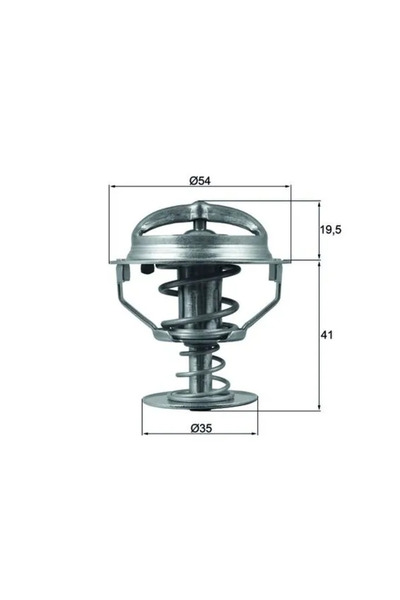 MAHLE Termostat Lichid Racire Ford Fiesta 4/Fiesta 5/Fusion