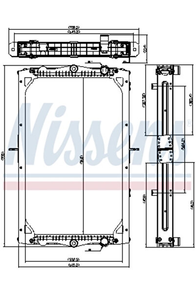 Nissens Radiator Racire Motor Daf Cf/Lf/Xb