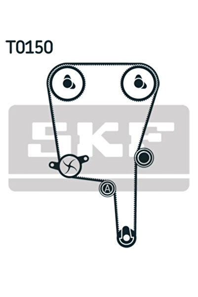 SKF Комплект ангренажен ремък Seat Cordoba/Ibiza 2