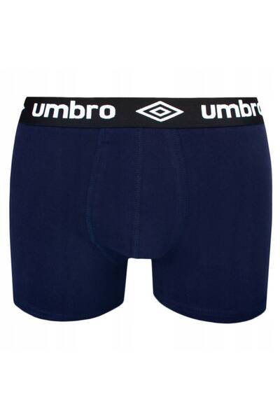 UMBRO Men's Cotton Boxers, Logo, Multicolor, set of 4 pieces.