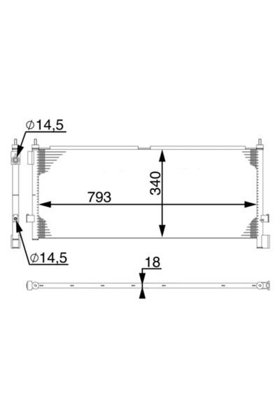 MAHLE Condensator Climatizare Volvo Fh
