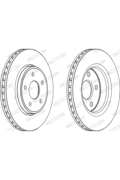 FERODO Disc Brake Jeep Commander/Grand Cherokee 3 Toyota (Faw) Prado