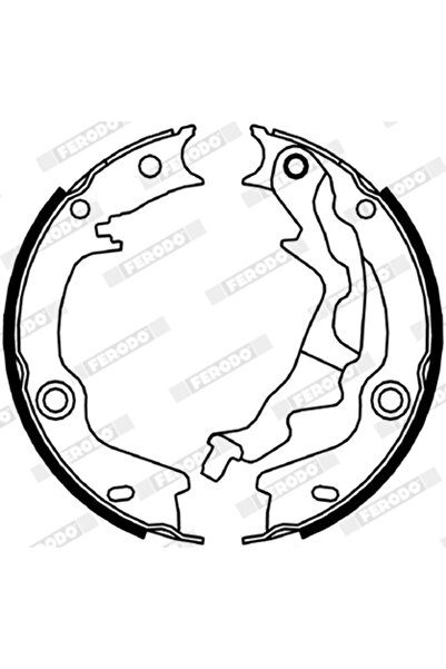 FERODO Set Saboti Frana Frana De Mana Hyundai Accent 3 Kia Rio 2