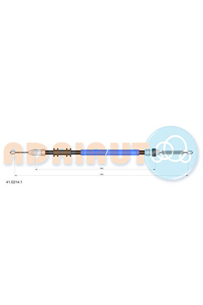 Adriauto Cablu Frana De Parcare Spate Dreapta Nissan Kubistar Caroserie Renau...
