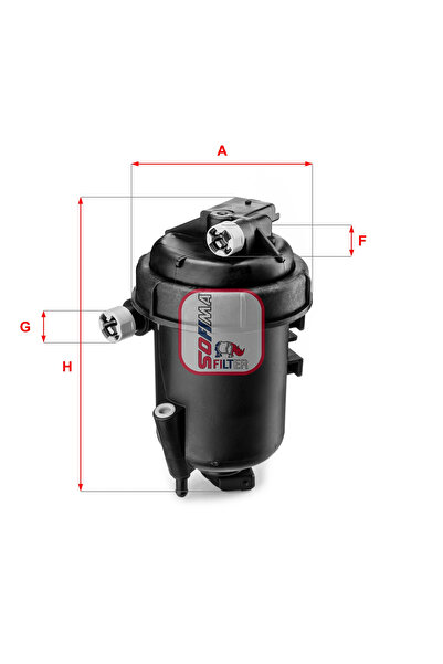 SOFIMA Filtru Combustibil Fiat Sedici