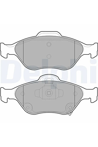 DELPHİ Brake Pad Set Disc Brake Aston Martin Cygnet Daihatsu Charade 8
