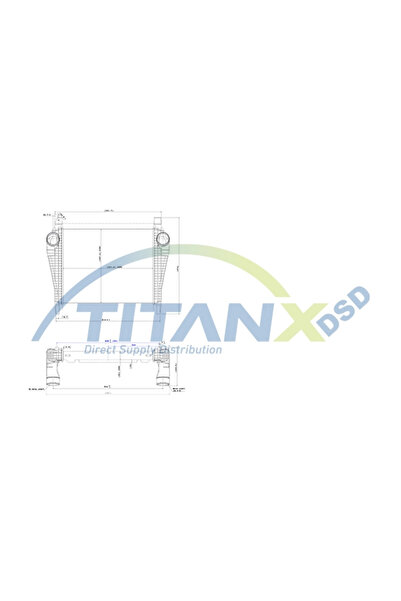 TitanX Intercooler Compresor Iveco Eurocargo 1-3