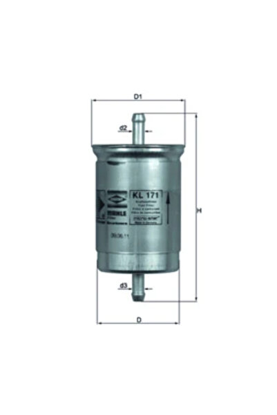KNECHT Filtru Combustibil Nissan 100NX/200SX/300ZX Opel Frontera A/Monterey A