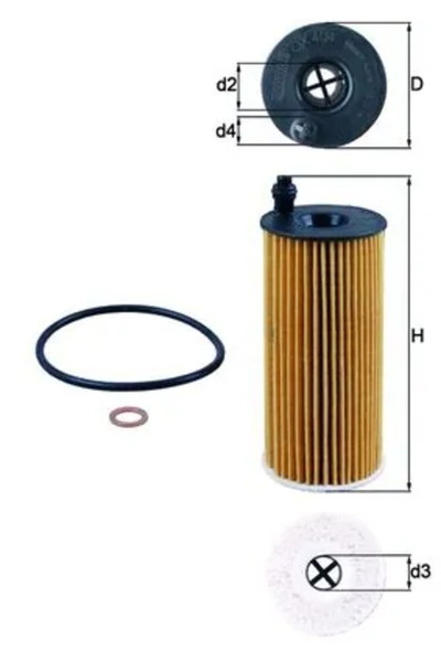 KNECHT Filtru Ulei Alpina D3/D5 Bmw 1/3/5