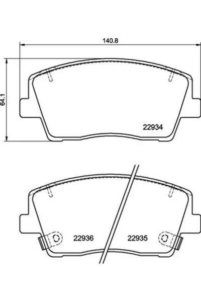 Brembo Set Placute Frana Frana Disc Genesis G70 Kia Stinger
