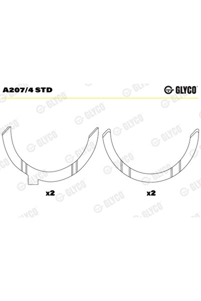 GLYCO Saiba Distantier Arbore Cotit Renault Trucks C/R