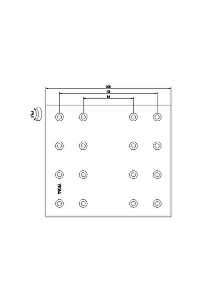TEXTAR Set Garnituri De Frictiune Frana Tambur Daf 85/95