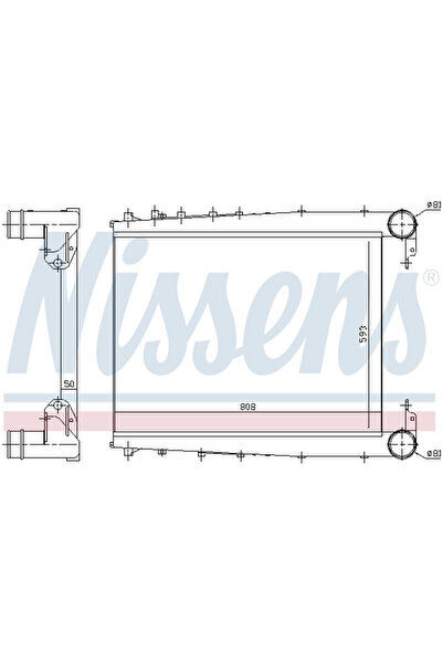 Nissens Intercooler Compresor Renault Trucks D/Kerax/Premium 2