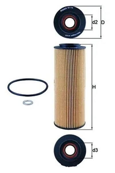 KNECHT Filtru Ulei Hyundai IX55 Kia Borrego 2007-2012