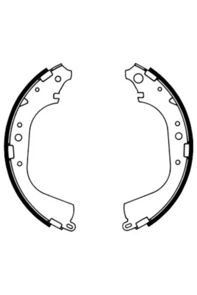 Abe Set Saboti Frana Toyota Hilux Ii Suv (_n13_) 1988-1997 Diesel