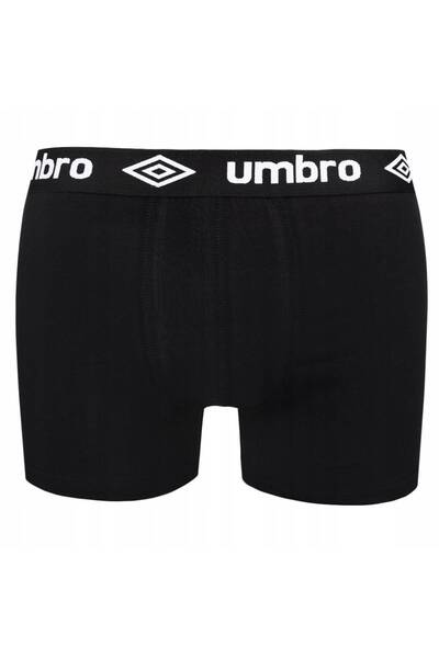 UMBRO Men's Cotton Boxers, Logo, Multicolor, set of 4 pieces.