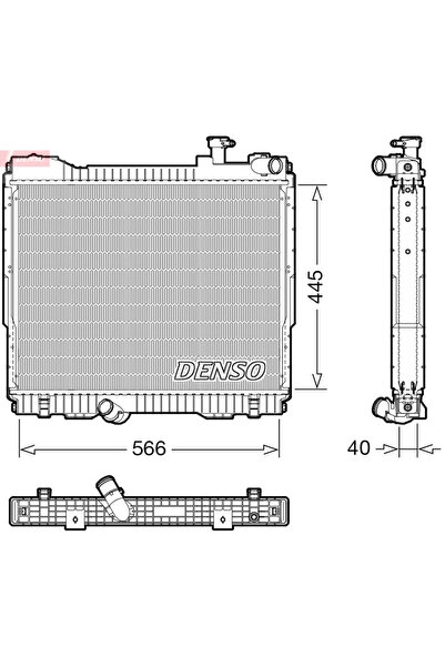 DENSO Radiator Racire Motor Nissan NT400 Cabstar Toyota Corolla Cupe