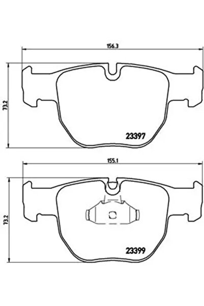 Brembo Set Placute Frana Frana Disc Land Rover Range Rover 3