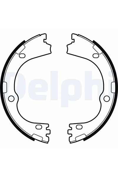 DELPHİ Handbrake Brake Shoe Set Hyundai Tucson/IX35 Kia Sportage 4