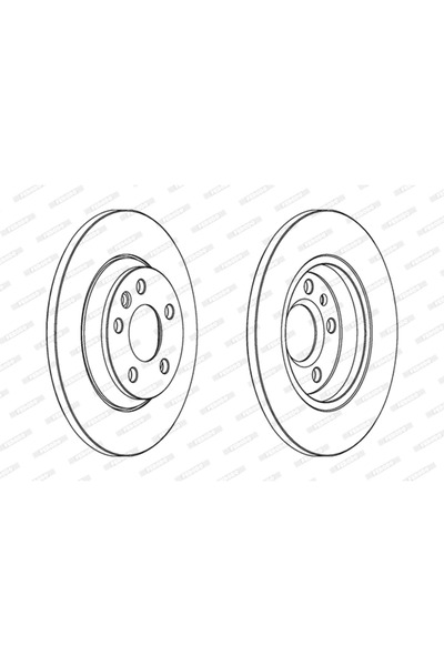 FERODO Brake Disc Ford Galaxy 1/Galaxy Model 1 Van Seat Alhambra