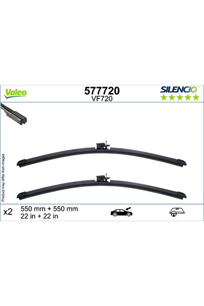 VALEO Lamela Stergator Fata Mercedes-Benz C-Class/Glc