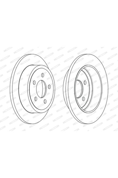 FERODO Disc Brake Jeep Cherokee/Wrangler 2