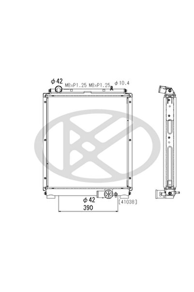 Koyorad Radiator Racire Motor Fuso (Mitsubishi) Canter