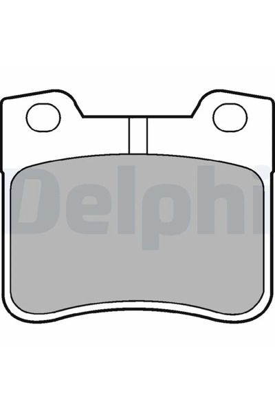 DELPHİ Set Placute Frana Frana Disc Citroen Ax Peugeot 106 1/106 2/106 Van 2 ...
