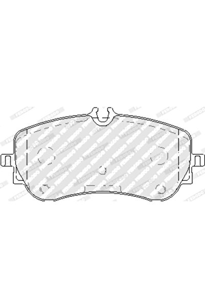 FERODO Brake Pad Set Disc Brake Man Tge Bus/Tge Body/Tge Platform/Chassis Vw ...