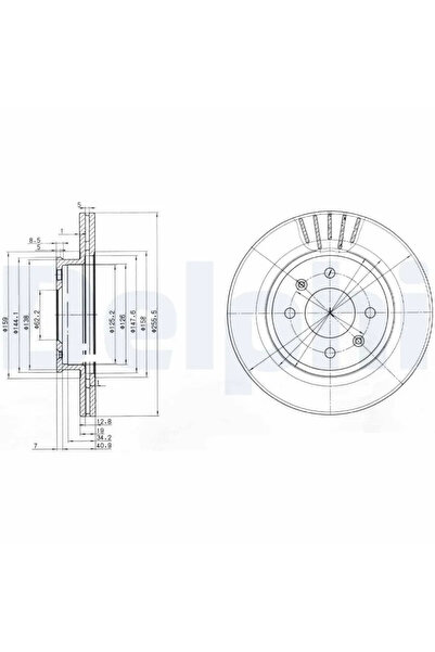 DELPHİ Disc Frana Hyundai Getz