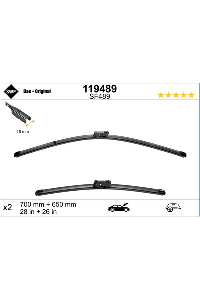 SWF Lamela Stergator Fata Man Tge Bus/Tge Caroserie/Tge Platou / Sasiu Vw Cra...