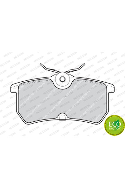 FERODO Brake pad set disc brake FORD FIESTA VI Van 2012-2017 FDB1319 (Petrol)