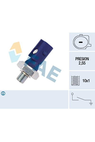 FAE Датчик за налягане на маслото Audi A3/A4 B8/A5 Seat Alhambra/Altea Xl/Leon