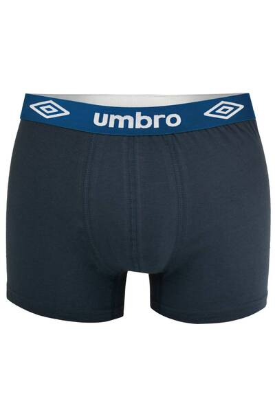 UMBRO Men's Cotton Boxers, Logo, Multicolor, set of 4 pieces.