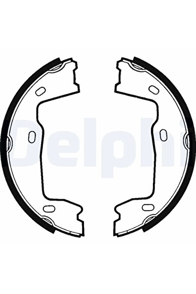 DELPHİ Комплект спирачни челюсти Opel Ascona C/Commodore B/Commodore C
