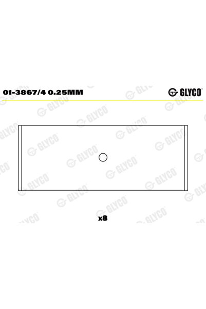 GLYCO Cuzineti Biela Seat Arosa/Cordoba/Ibiza 2 Skoda Felicia 1/Felicia 2/Oct...