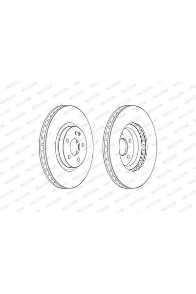 FERODO Disc Frana Mercedes-Benz 5-Class/Marco Polo Camper/Vito Mixto