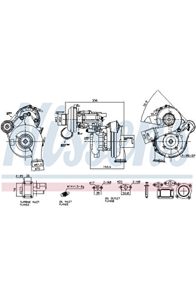 Nissens Compresor Sistem De Supraalimentare Man Tgl 1/Tgl 2