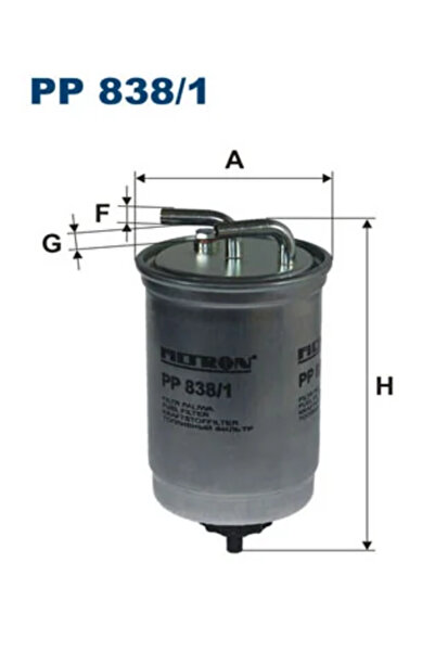 Filtron Fuel Filter Ford Escrt 5/Escrt 6/Escrt Classic Mazda 121 3