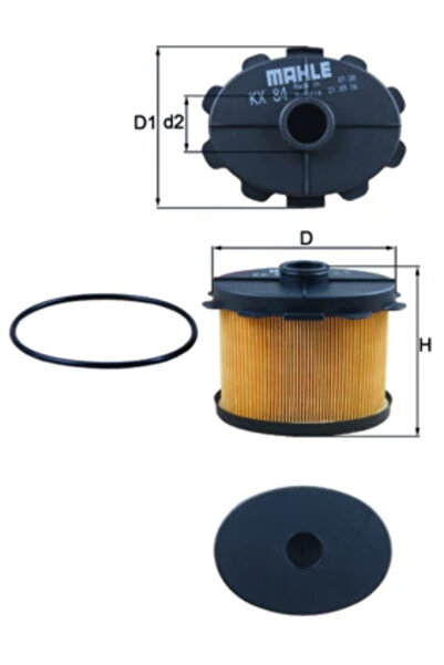 KNECHT Filtru Combustibil Citroen Berlingo / Berlingo First Autoutilitara/Lim...