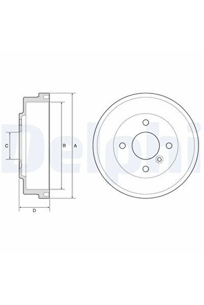 DELPHİ Tambur Frana Ford Fiesta 7