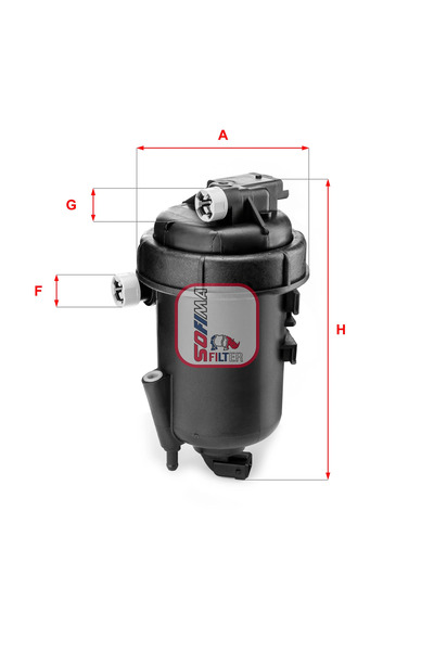 SOFIMA Filtru Combustibil Fiat Sedici Suzuki SX4