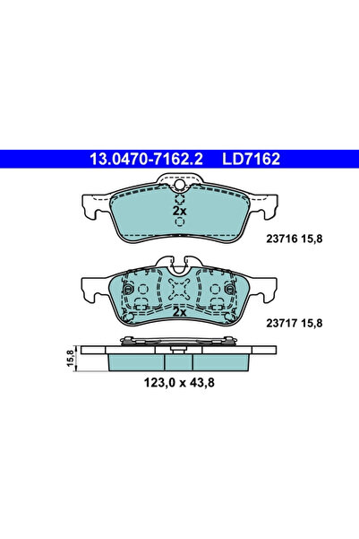 Ate Set Placute Frana Frana Disc Mini Mini
