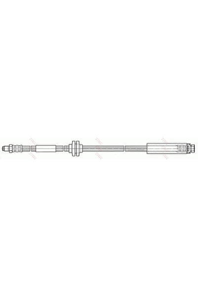 TRW Brake Hose Ford C-Max/Focus 2 Ford Australia Focus 2003-2012