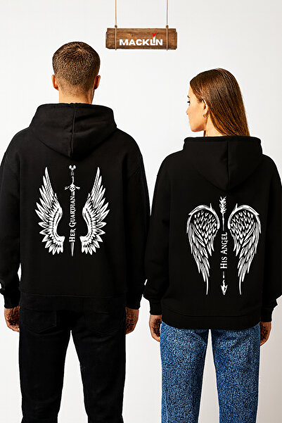 macklin Dear Couple Combinație înger și gardian imprimat design special hanor...