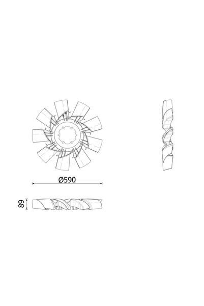 MAHLE Вентилатор за радиатор Volvo Fh 2/Fh 3/FH16 2