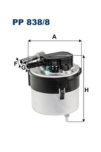 Filtron Filtru combustibil FORD FOCUS II inchisa/combi 2004-2011 PP 838 8