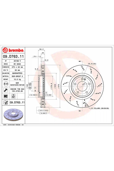 Brembo Disc Frana Mercedes-Benz G-Class