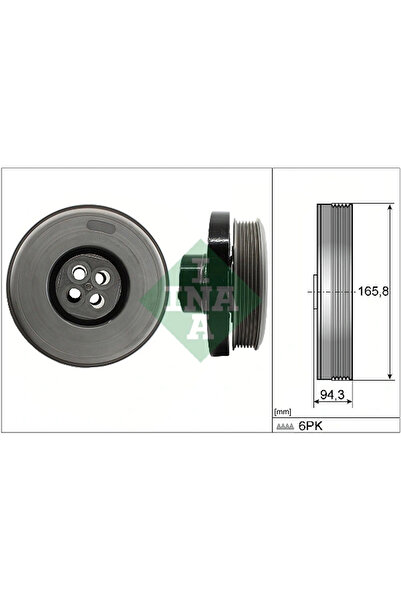 FAG Fulie Curea Arbore Cotit Mercedes-Benz C-Class/Cls/E-Class