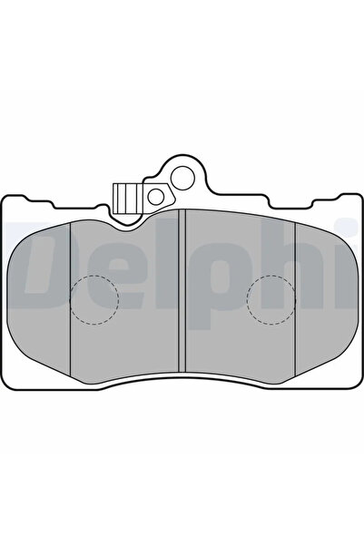 DELPHİ Комплект накладки за дискови спирачки Lexus Gs/Is 2/Is 3 Toyota Mark 10 2